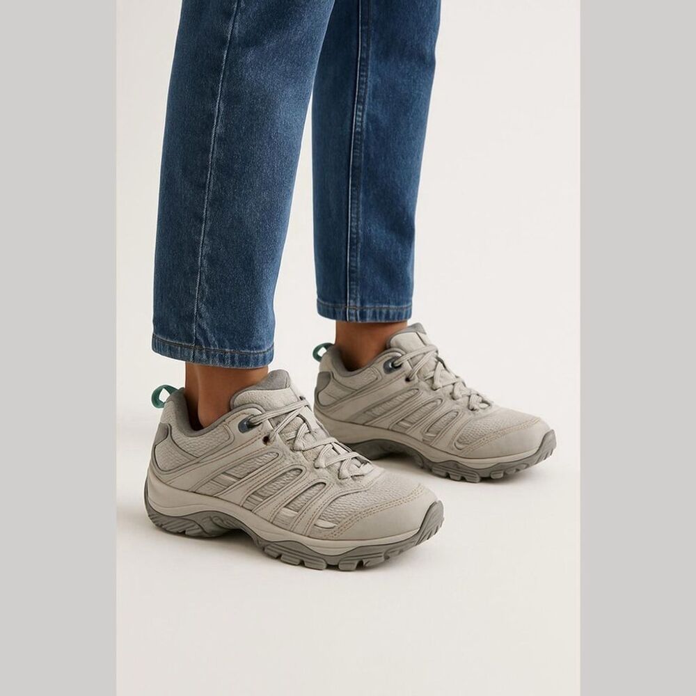 Merrell Women's Hiking Shoes Gray Gore-Tex Vibram Sole